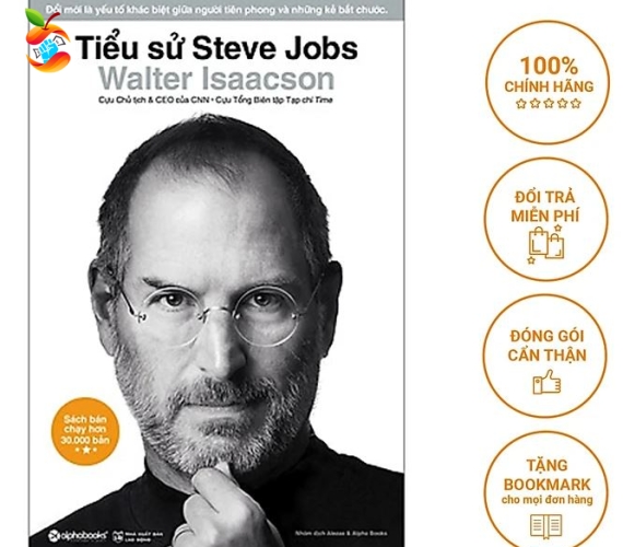 Sách Tiểu Sử Steve Jobs - Bìa Cứng (Tái Bản 2023)