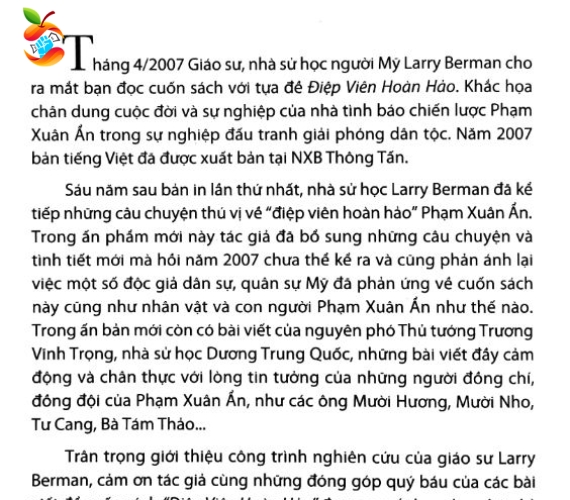 Điệp Viên Hoàn Hảo X6 - Phạm Xuân Ẩn - Bìa Cứng (Tái Bản 2022)
